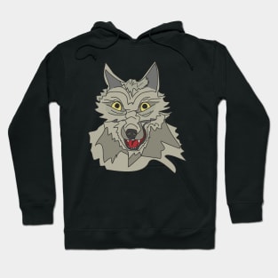 Gray wolf Hoodie